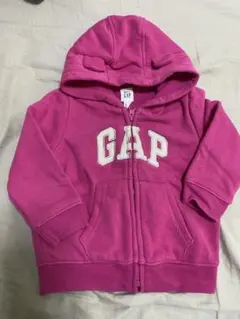 GAP ピンク ジップアップパーカー 裏起毛