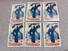 僕のヒーローアカデミア 物間寧人 浴衣 ブロマイド 6枚 浮世絵