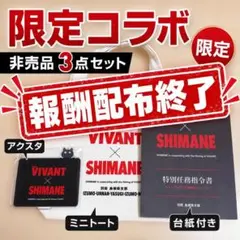 VIVANT×SHIMANE 限定 アクスタ トート 台紙セット VIVANT × SHIMANE トートバッグ アクリルスタンドセット - メルカリ