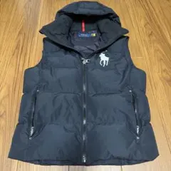 ポロ・ラルフ・ローレン 黒 ダウンベスト