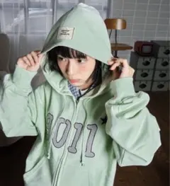 commongullproductsネイビー ジップアップパーカー ストライプ - メルカリ