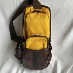 【未使用】23区 HOMME✕L&KONDOルコンド ボディーバッグ　イエロー