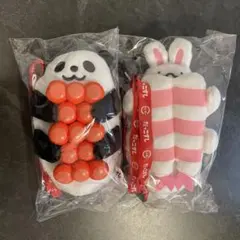 【新品】ぬいぐるみ　だっこずし　パスケース　2個まとめ売りのサムネイル