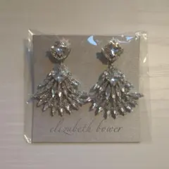 エリザベスバウワー　 クリスタルドロップ　イヤリング