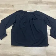 chocol raffine robe ブラック 長袖カットソーのサムネイル