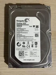 Seagate Desktop HDD 3TB 24129時間 注意のサムネイル