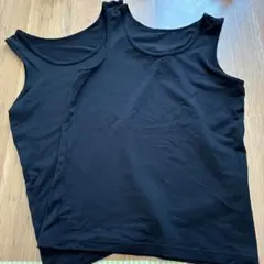 黒いアンダーシャツ 2枚セット