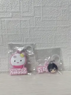 WINTER キャラクターめじるしキーホルダー 2個セット