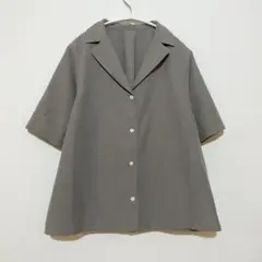 美品✨ショコラフィネ レディース 春夏 薄手シャツ ブラウス モカ Fのサムネイル