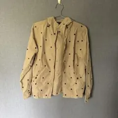 コリスコ　N/Cピーチドット刺繍ジップパーカーのサムネイル