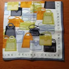 [新品未使用]CELINE ハンドバッグプリント ハンカチ
