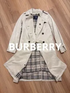 BURBERRY トレンチコート ノバチェック ロング ベージュ レディース