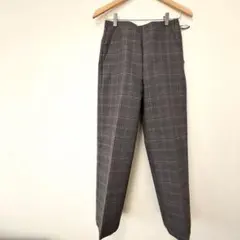 美品UNITEDARROWSユナイテッドアローズチェック柄スラックス サイズ36