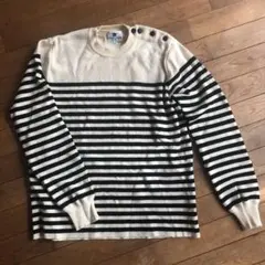 VAL de SAIRE バルデセール　ストライプ マリン　ニット