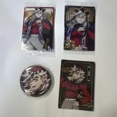 鬼滅の刃　童磨　まとめ売り　台湾　缶バッジ　ウエハース10 レア　カード