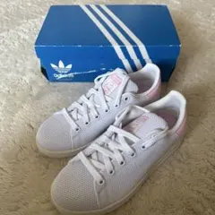 adidas スタンスミス　ホワイト/ピンク スニーカー 22㎝