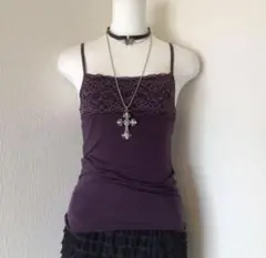 Y2K フェアリーグランジ グランジ 森ガール キャミソール フリル レース