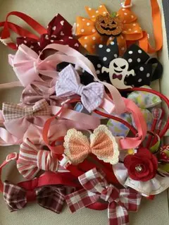 カラフルリボンセット（ハロウィンデザイン含む）