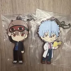 銀八先生 一番くじ　坂田銀時沖田総悟　ラバーチャーム