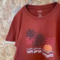 AE9413 90‘US古着 半袖Tシャツ オレンジ メンズ L ポスのサムネイル