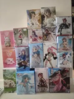 美少女キャラクター　フィギュア　まとめ売り　17体のサムネイル