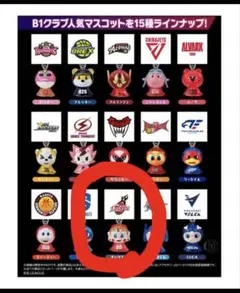 B.LEAGUE マスコット めじるし アクセサリー ２　大阪エヴェッサ