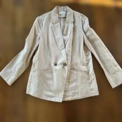 PLST ベージュ テーラードジャケット