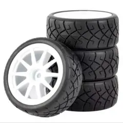 ⑩　グリップタイヤ　ホイール　TT02 TT01 TB03 ラジコン BT01のサムネイル