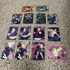 呪術廻戦　西宮　東堂　賀茂　メカ丸　カード　クリアカード　14枚セット