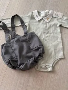 petit main ロンパース・ショートパンツセット