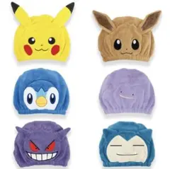 【美品】ポケモン イーブイ タオルキャップ ポケットモンスター ヘアドライ