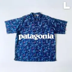 総柄】Patagonia 半袖シャツ パタロハマレーシア製 Java fish - メルカリ