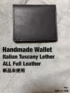 ハンドメイド イタリアントスカーナレザー 財布
