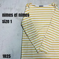 nimes et nimes ニーム エ ニーム ボーダー Tシャツ 1825のサムネイル