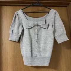 Angel Rose 半袖リボン付きセーター