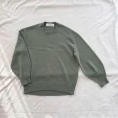 シクラス 若草色 カシミヤ ニット 36 ♡のサムネイル