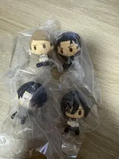 進撃の巨人　一番くじ　それぞれの決意　H賞　ちょこのっこフィギュア　4種