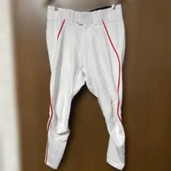 野球練習着 ローリングス　サイド赤ライン