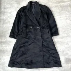 スリードッツ 大草直子 エコファー ロングコート ストール付き - メルカリ
