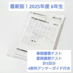 【最新】日能研2025年5年前期全10回分+春期講習テスト+夏期講習テスト2回分 2025年 5年 日能研 春期講習特別テスト - メルカリ