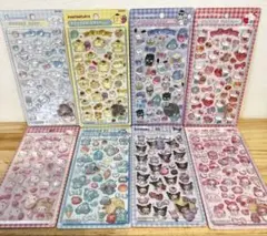 【1セットのみ】サンリオ　ボンボンドロップシール　コンプリート　8枚セット
