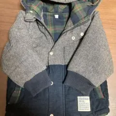 フード付きアウター 90cm グレー系