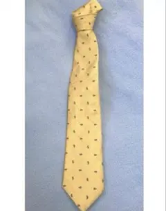 Brooks Brothers イエロー系 ペイズリー柄 ネクタイ シルク