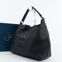【美品✨】ロベルタディカメリーノ レーネ ロゴ トートバッグ シボ革 レザー 黒
