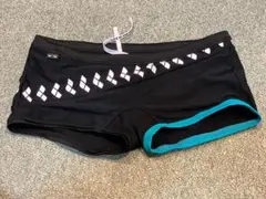 arena アリーナ　北島モデル　競泳用ボックス M ブラック/ターコイズ