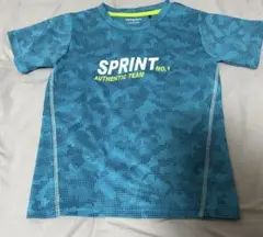 VOYAGER キッズ Tシャツ ブルー カモフラ柄