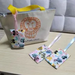 紐付きミニティッシュケース3個セット！