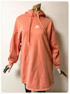 ☘️T22202☘️adidas ルーズフィット フリース フード付チュニック M