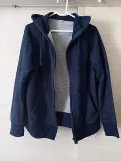 ユニクロパーカーレディースパーカーデニムインディゴブルースウェット上着