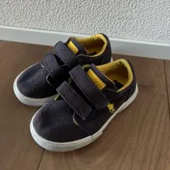POLO ネイビー/イエロー スニーカー　12㎝のサムネイル